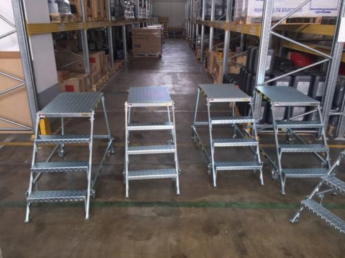 Radne merdevine sa automatski blokiranjem