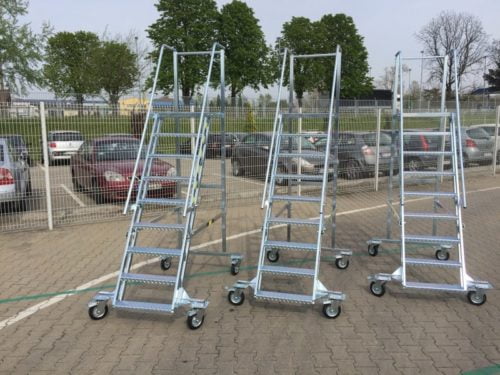 Radne merdevine sa ogradom