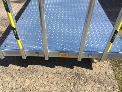 Galvanizovana kolica sa platformom velike nosivosti